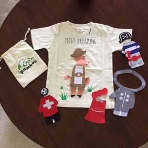 NWT - PIGGY DREAMING ORGANIC COTTON TEE SHIRT